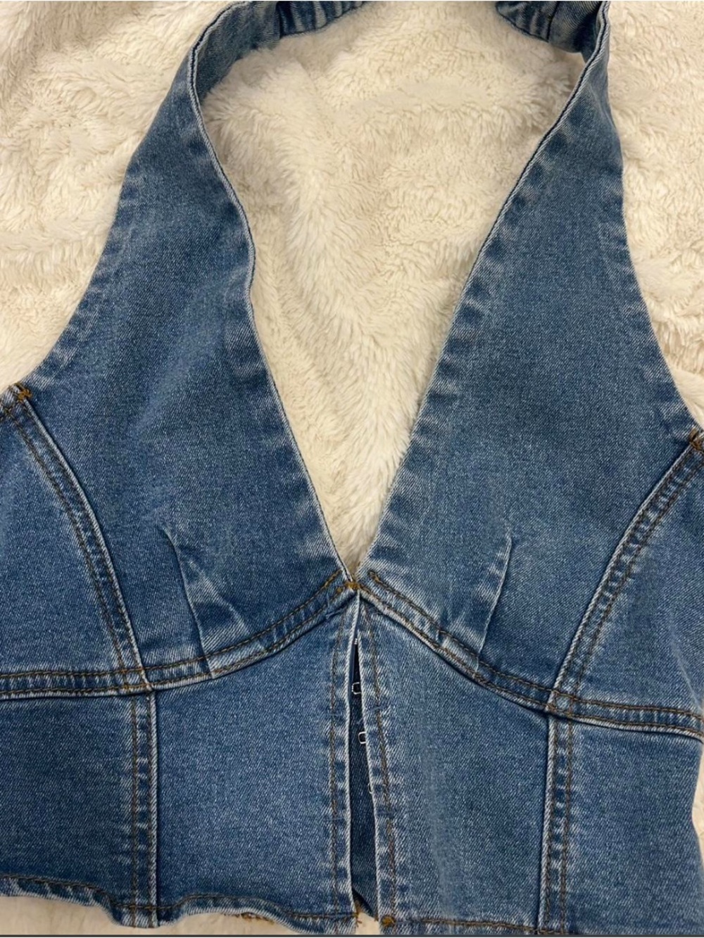 Windsor Blue Denim Halter Top